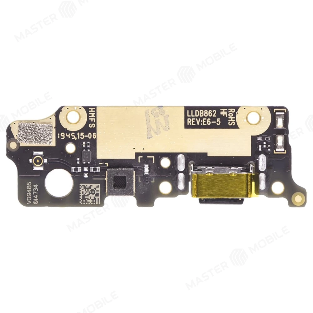 Нижняя плата для Xiaomi Mi A2 (M1804D2SG) / Mi 6x с комп. + разъем зарядки + микрофон (ORIG100)  фото №2