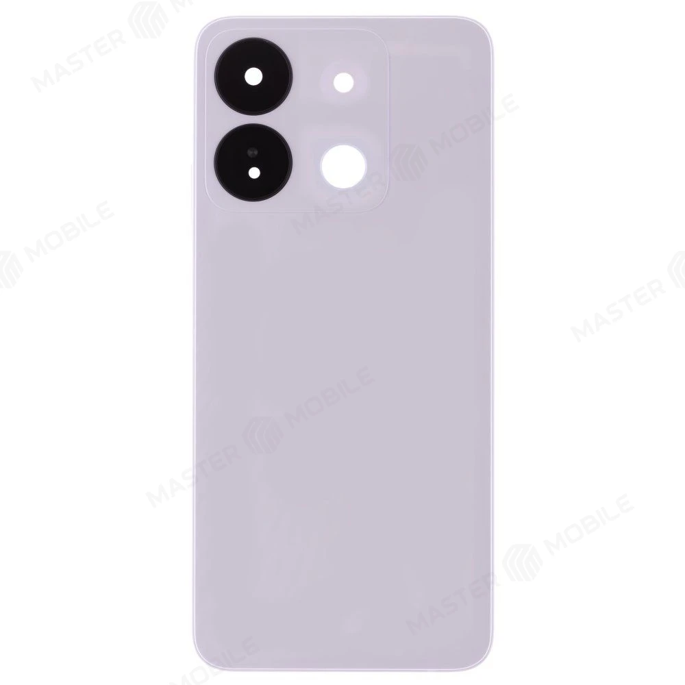 Задняя крышка для Infinix Smart 7 HD (X6516) (белый) (в сборе со стеклом камеры) фото №1