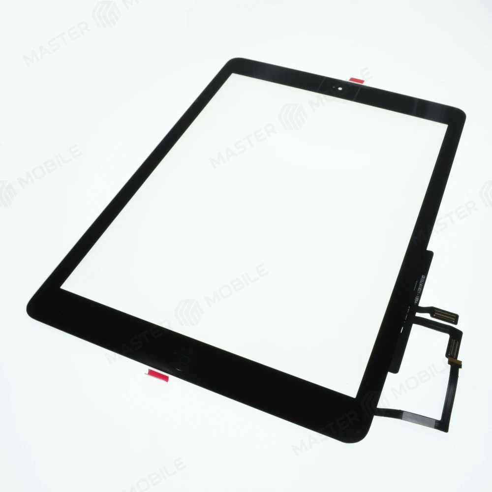 Тачскрин для Apple iPad Air (A1474/A1475/A1476) + кнопка Home (черный) (Premium)