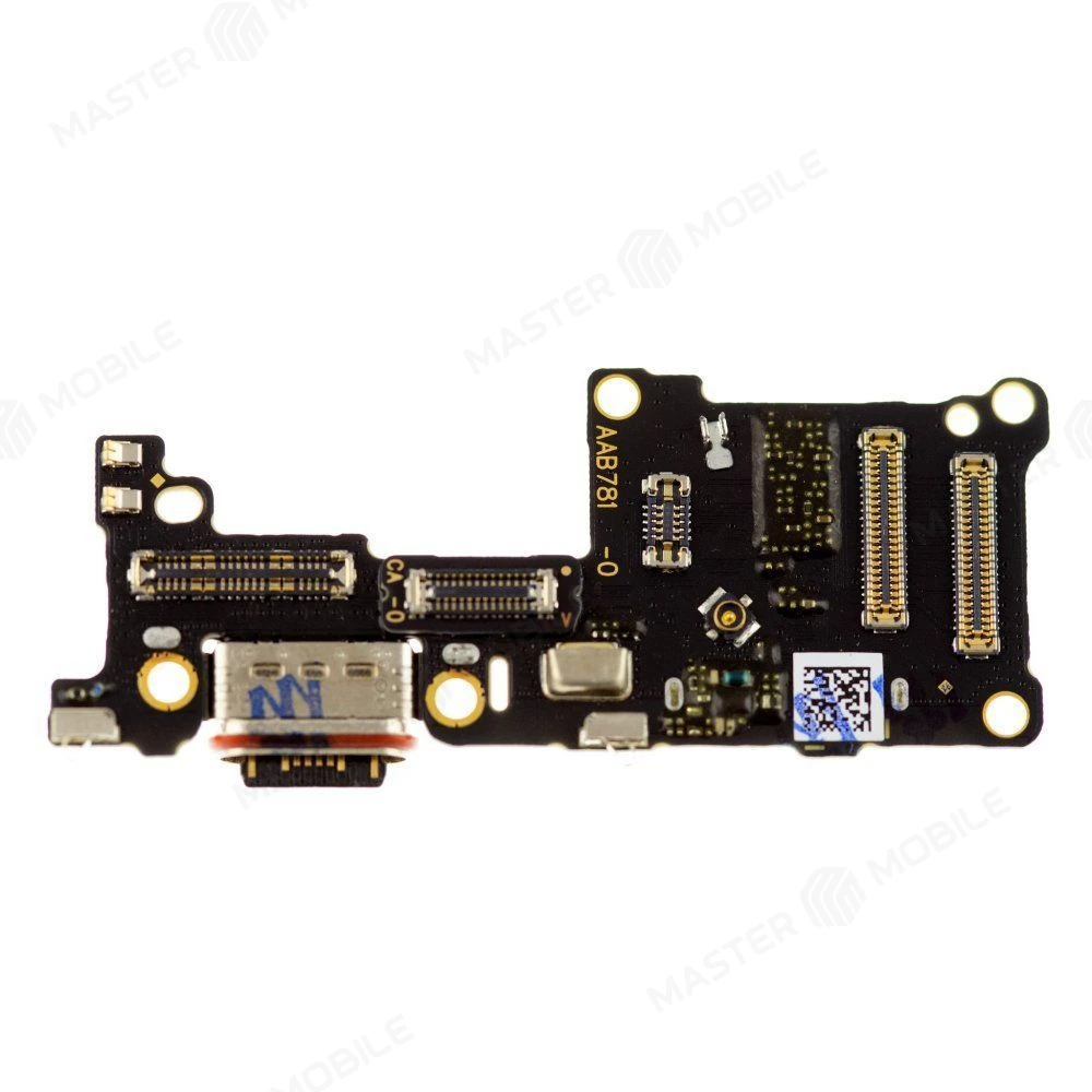 Нижняя плата для Realme GT 6 (RMX3851) / GT 6T (RMX3853) с комп. + микрофон + разъем SIM (ORIG100) фото №1