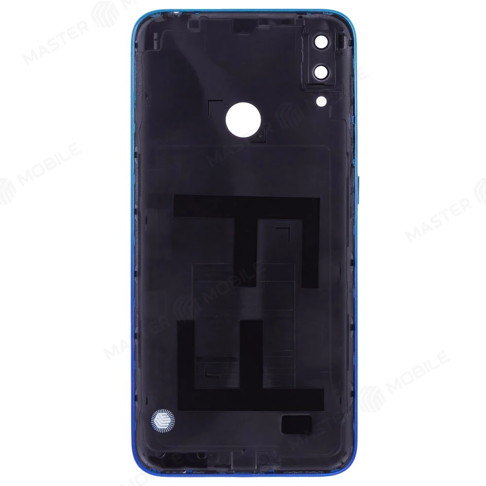 Задняя крышка для Huawei Y7 2019 (DUB-LX1) (синий) (в сборе со стеклом камеры) фото №2
