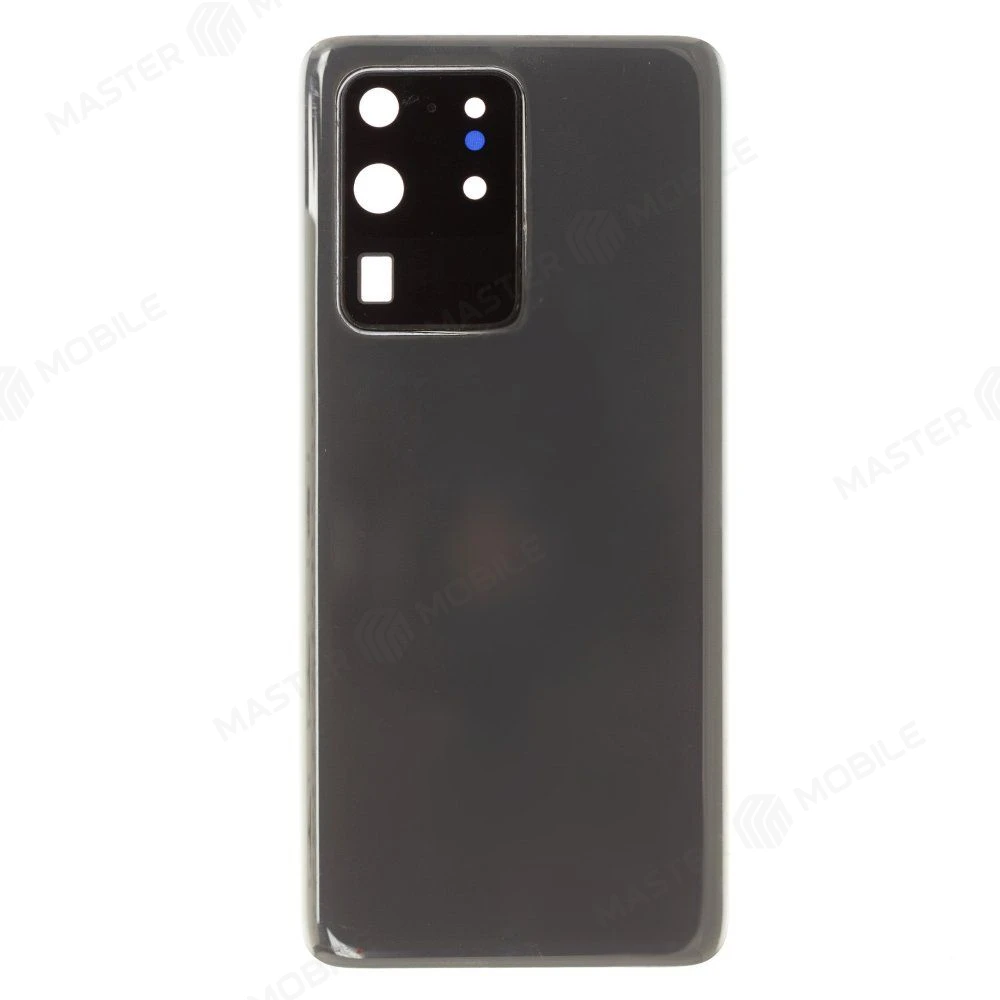 Задняя крышка для Samsung G988 Galaxy S20 Ultra (серый) (в сборе со стеклом камеры) (ORIG100)  фото №1