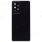 Задняя крышка для Samsung A536 Galaxy A53 5G (черный) (в сборе со стеклом камеры) фото №1