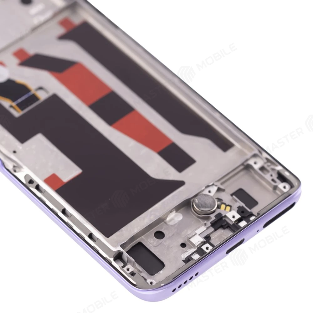 Дисплей для Huawei Nova 8i (NEN-LX1) / Honor 50 Lite (NTN-LX1) + тачскрин (серебристый) (в рамке) (ORIG) фото №4