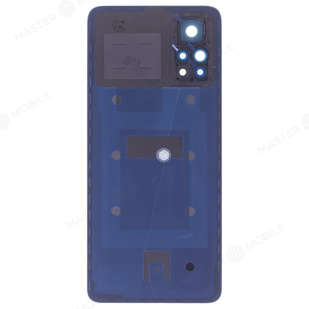 Задняя крышка для Xiaomi Redmi Note 11 Pro 4G (2201116TG) (черный) (в сборе со стеклом камеры) (ORIG100)  фото №2