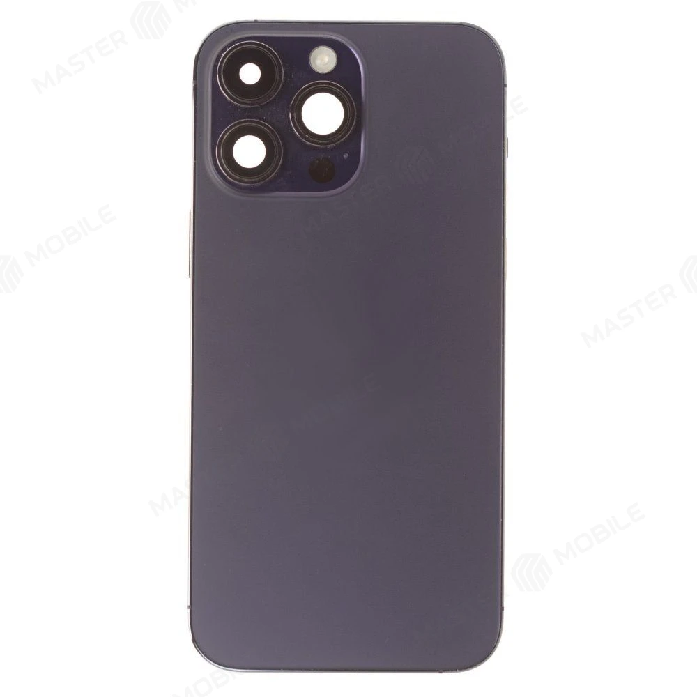 Корпус для Apple iPhone 14 Pro Max (фиолетовый) (eSIM / US Version) (в сборе) (ORIG100) (Снятый) (возможен дефект ЛКП) фото №1