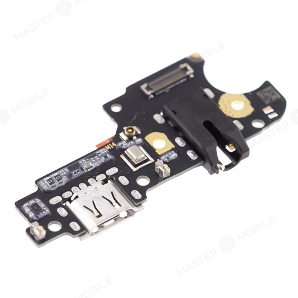 Нижняя плата для Realme 5 (RMX1927) / Realme C3 (RMX2020) с комп. + разъем зарядки + разъем гарнитуры + микрофон (ORIG100)  фото №3