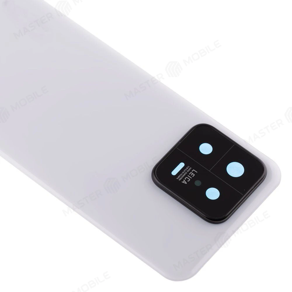 Задняя крышка для Xiaomi 13 (2211133G) (белый) (в сборе со стеклом камеры) фото №3
