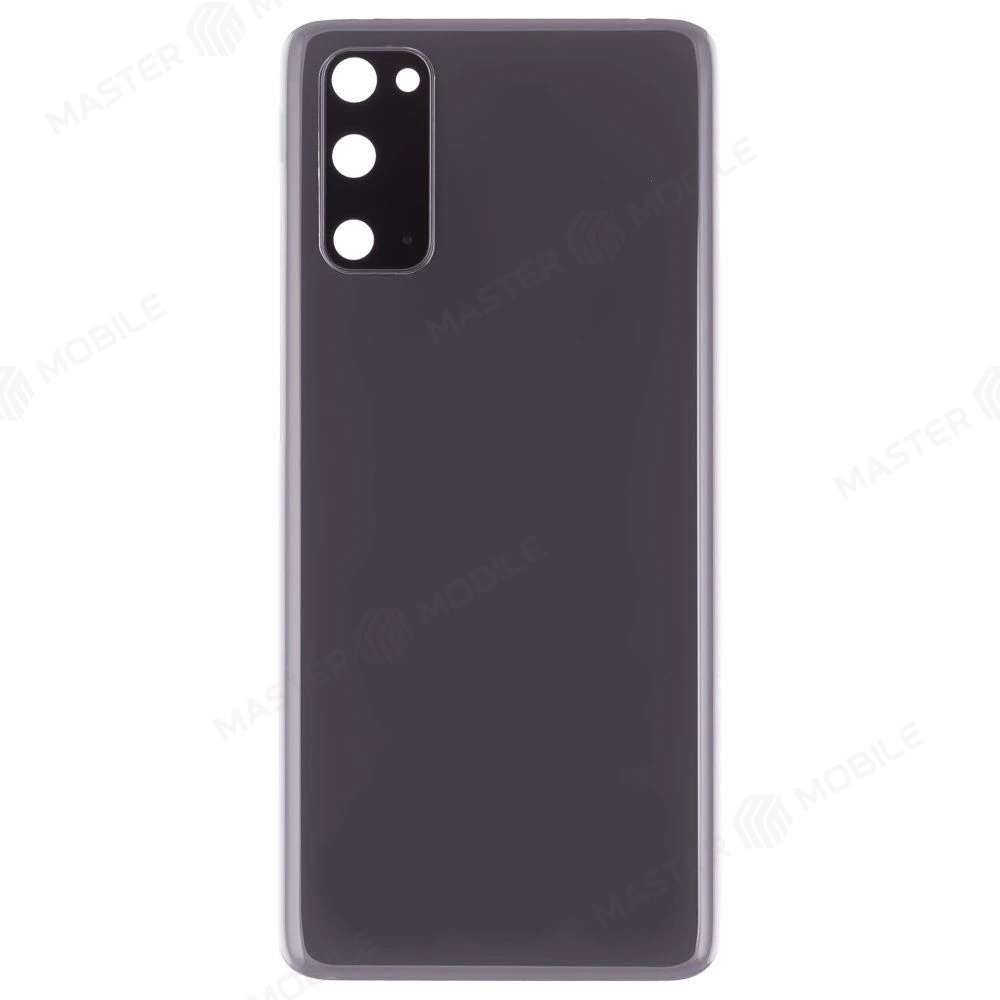 Задняя крышка для Samsung G980 Galaxy S20 (серый) (в сборе со стеклом камеры) (ORIG100)  фото №1