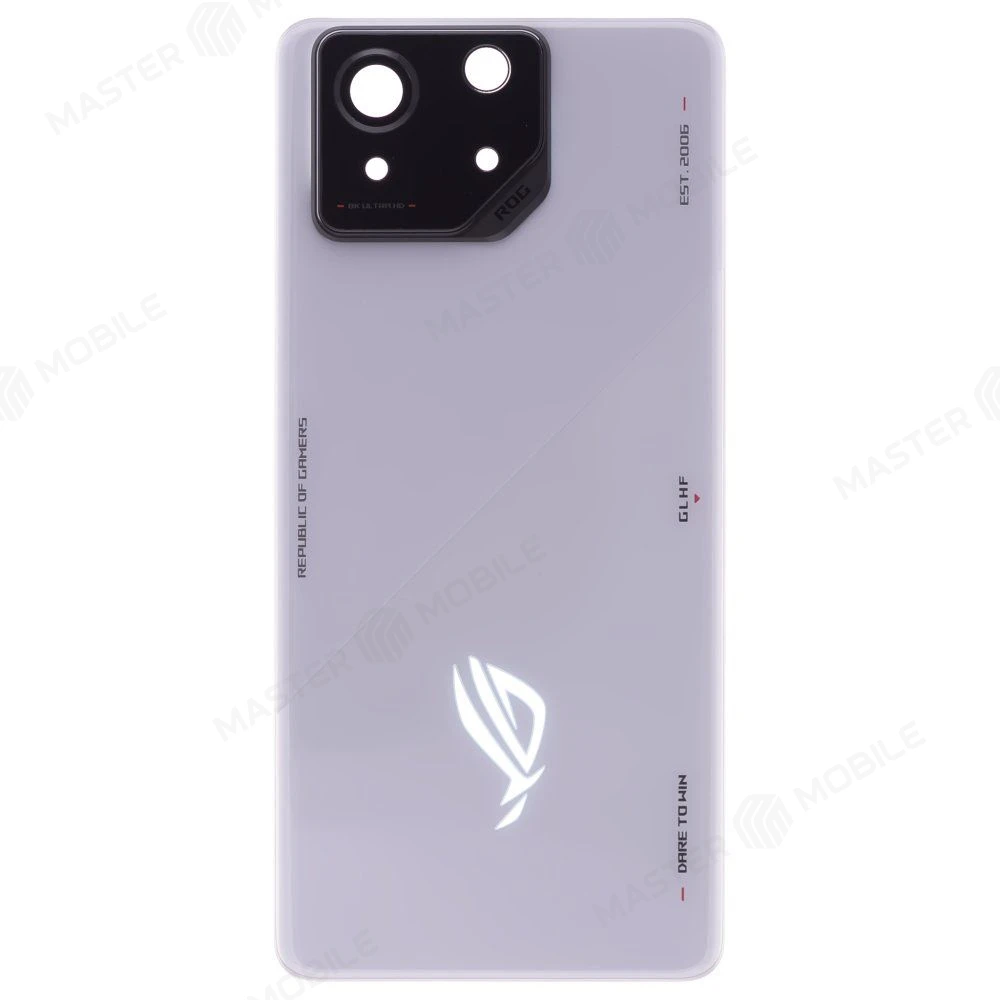 Задняя крышка для Asus ROG Phone 8 (AI2401) (серый) (в сборе со стеклом камеры) (ORIG100) фото №1