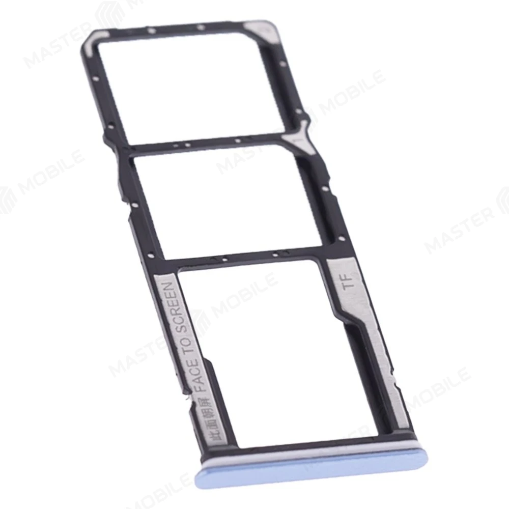 Держатель сим-карты для Xiaomi Redmi Note 12 4G (23021RAA2Y) (синий) фото №3