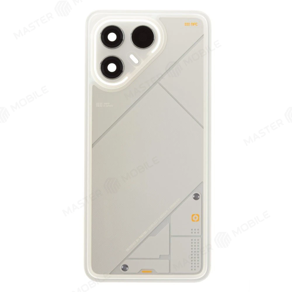 Задняя крышка для Tecno Pova 7 Ultra (LJ9) (серый) (в сборе со стеклом камеры) (ORIG100) фото №1