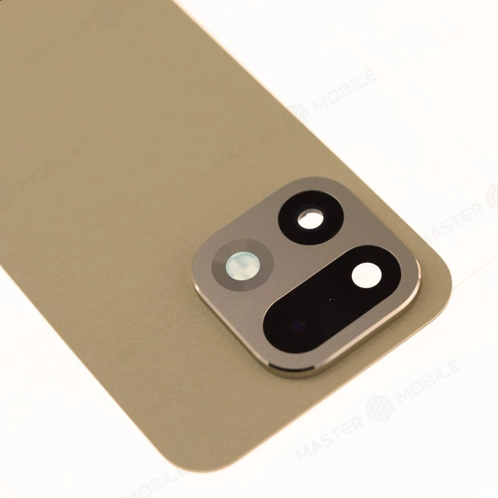 Задняя крышка для Realme 16 Pro (RMX5120) (золотистый) (в сборе со стеклом камеры) (ORIG100) фото №3