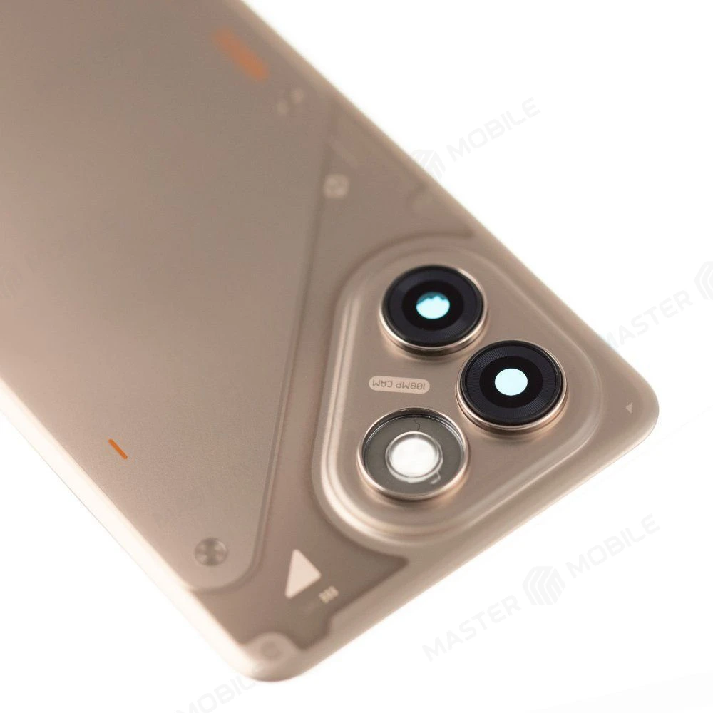 Задняя крышка для Tecno Pova 7 Neo (LJ6) (коричневый) (в сборе со стеклом камеры) (ORIG100) фото №3