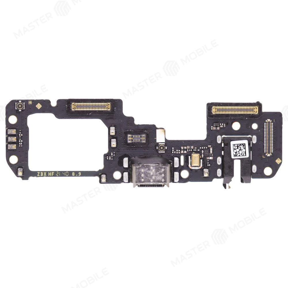Нижняя плата для Realme 9 Pro+ (RMX3393) с комп. + разъем зарядки + разъем гарнитуры + микрофон (ORIG100) фото №1