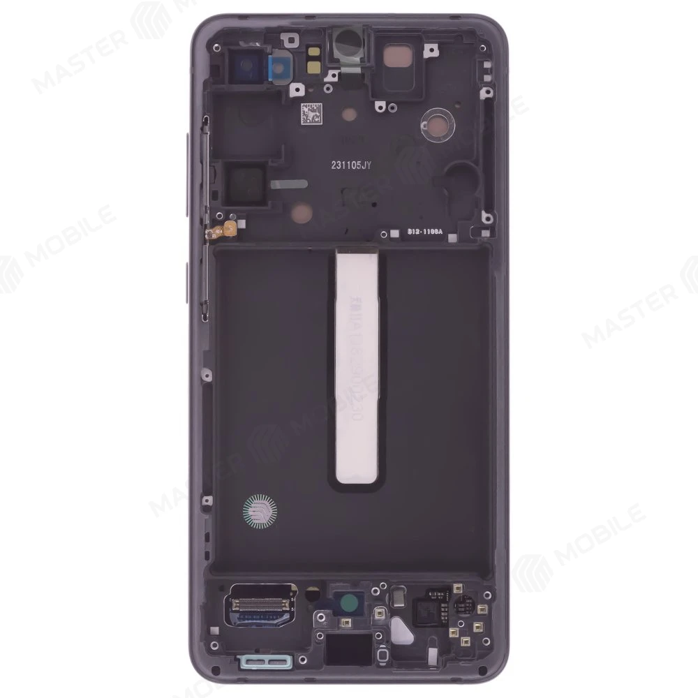 Дисплей для Samsung G990 Galaxy S21 FE + тачскрин (черный) (в рамке) (ORIG100) (возможен дефект ЛКП) фото №2