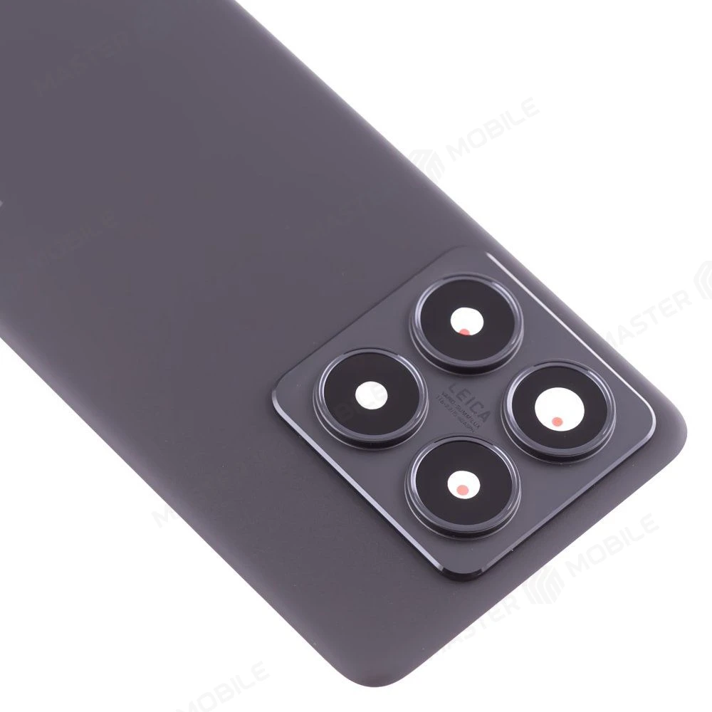 Задняя крышка для Xiaomi 14T Pro (MZB0HH9RU) (черный) (в сборе со стеклом камеры) (ORIG100) фото №3