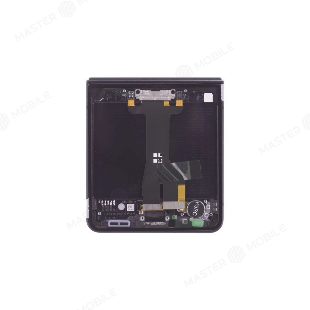 Дисплей для Samsung F766 Galaxy Z Flip 7 + тачскрин (внутренний) (черный) (в рамке) (ORIG100) (SP) фото №4