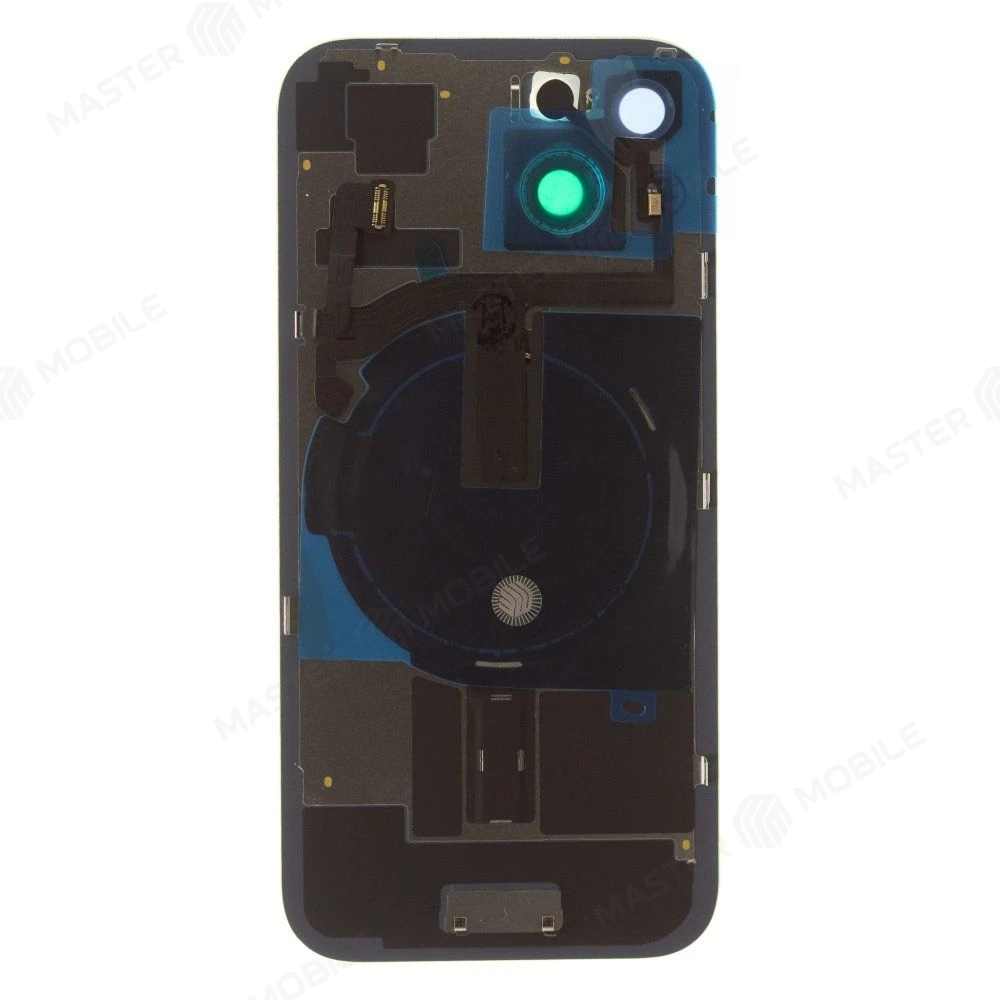 Задняя крышка для Apple iPhone 15 (зеленый) (в сборе со стеклом камеры и шлейфом) (Premium)  фото №2