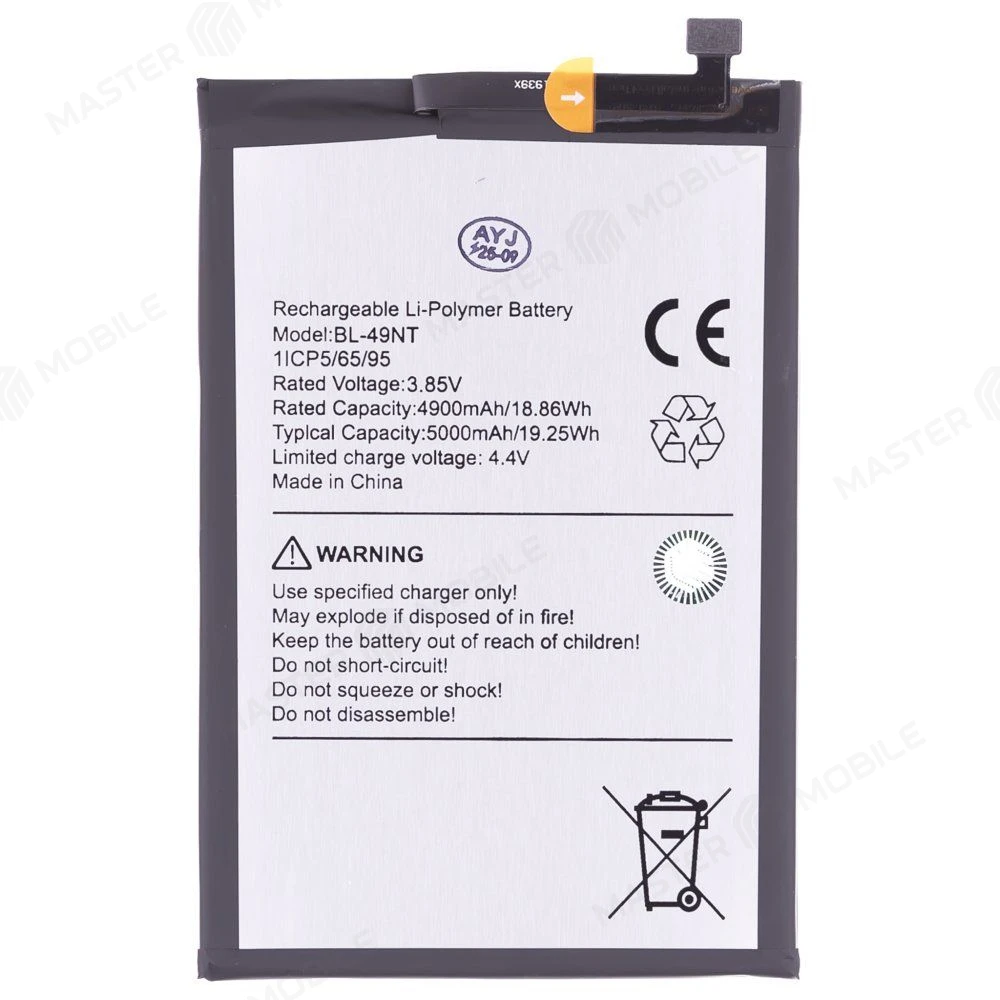 Аккумулятор для Tecno Spark GO 1 (KL4) / GO 2 (KM4) (BL-49NT) (Premium) фото №1