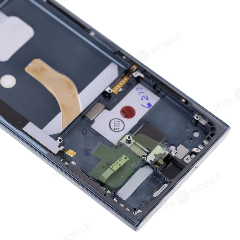 Дисплей для Samsung S908 Galaxy S22 Ultra + тачскрин (зеленый) (в рамке) (ORIG100) (SP) фото №3