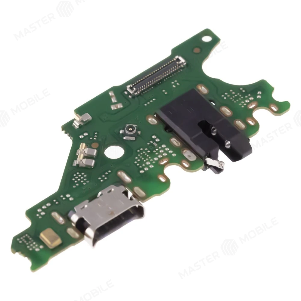 Нижняя плата для Huawei Mate 20 Lite (SNE-LX1) с комп. + разъем зарядки + разъем гарнитуры + микрофон  фото №3