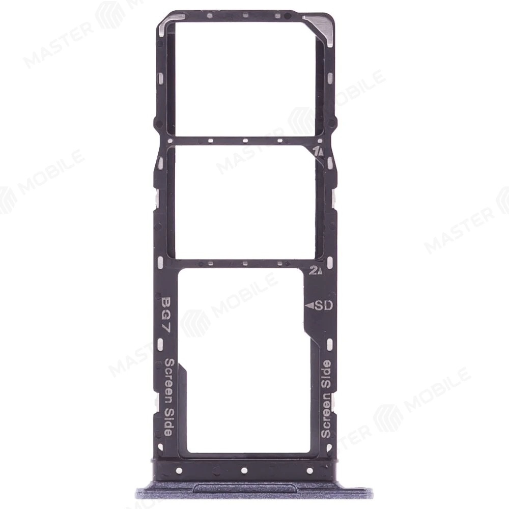 Держатель сим-карты для Tecno Spark 20C (BG7n) (черный) фото №1