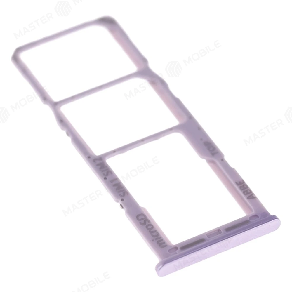 Держатель сим-карты для Samsung A225 Galaxy A22 / Realme C11 (RMX2185) (фиолетовый) фото №3