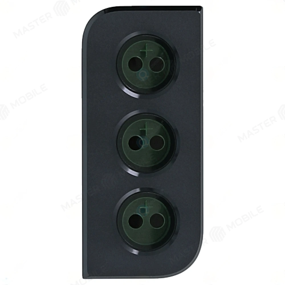 Стекло задней камеры для Samsung G991 Galaxy S21 (черный) (в рамке) 