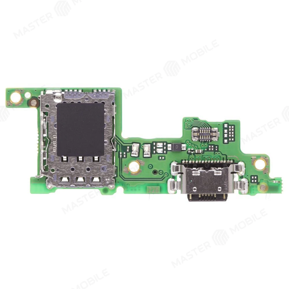 Нижняя плата для Infinix Note 50 Pro (X6855) с комп. + разъем зарядки + микрофон + разъем SIM фото №2