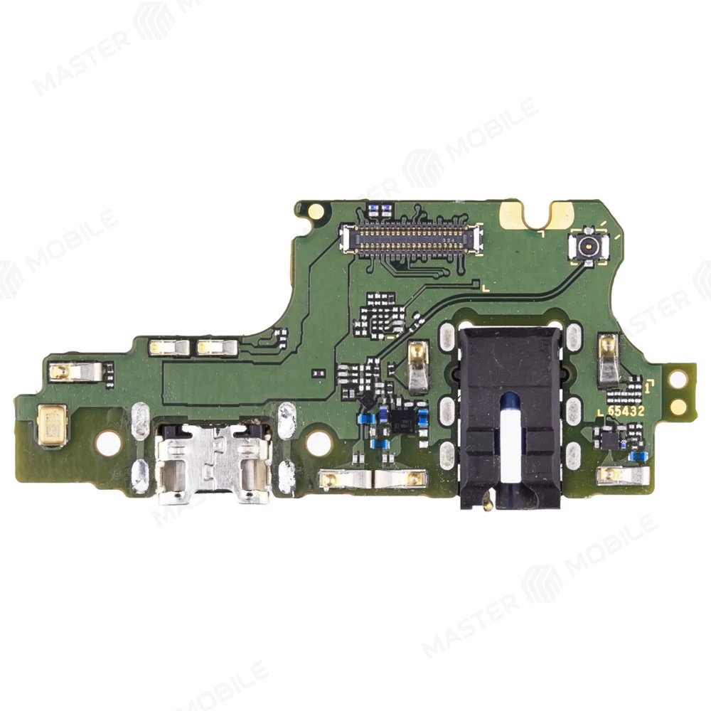 Нижняя плата для Huawei Y9 2018 (FLA-LX1) с комп. + разъем зарядки + разъем гарнитуры + микрофон (ORIG100)  фото №1