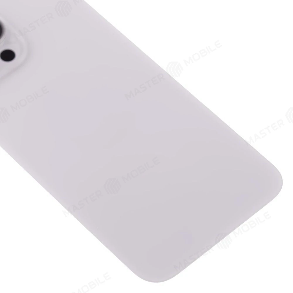 Задняя крышка для Apple iPhone 15 Pro Max (белый) (в сборе) (с разбора) (ORIG100) (возможен дефект ЛКП) фото №4