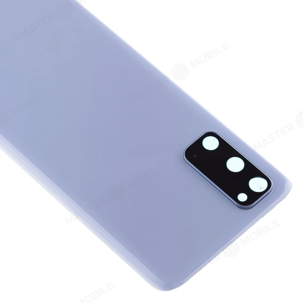 Задняя крышка для Samsung G980 Galaxy S20 (голубой) (в сборе со стеклом камеры) фото №3