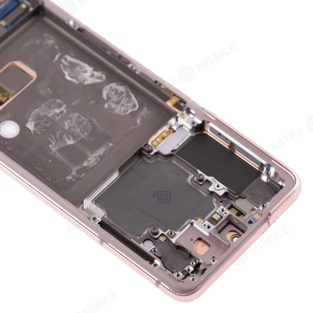 Дисплей для Samsung G991 Galaxy S21 + тачскрин (фиолетовый) (в рамке) (ORIG100) (возможен дефект ЛКП) фото №3