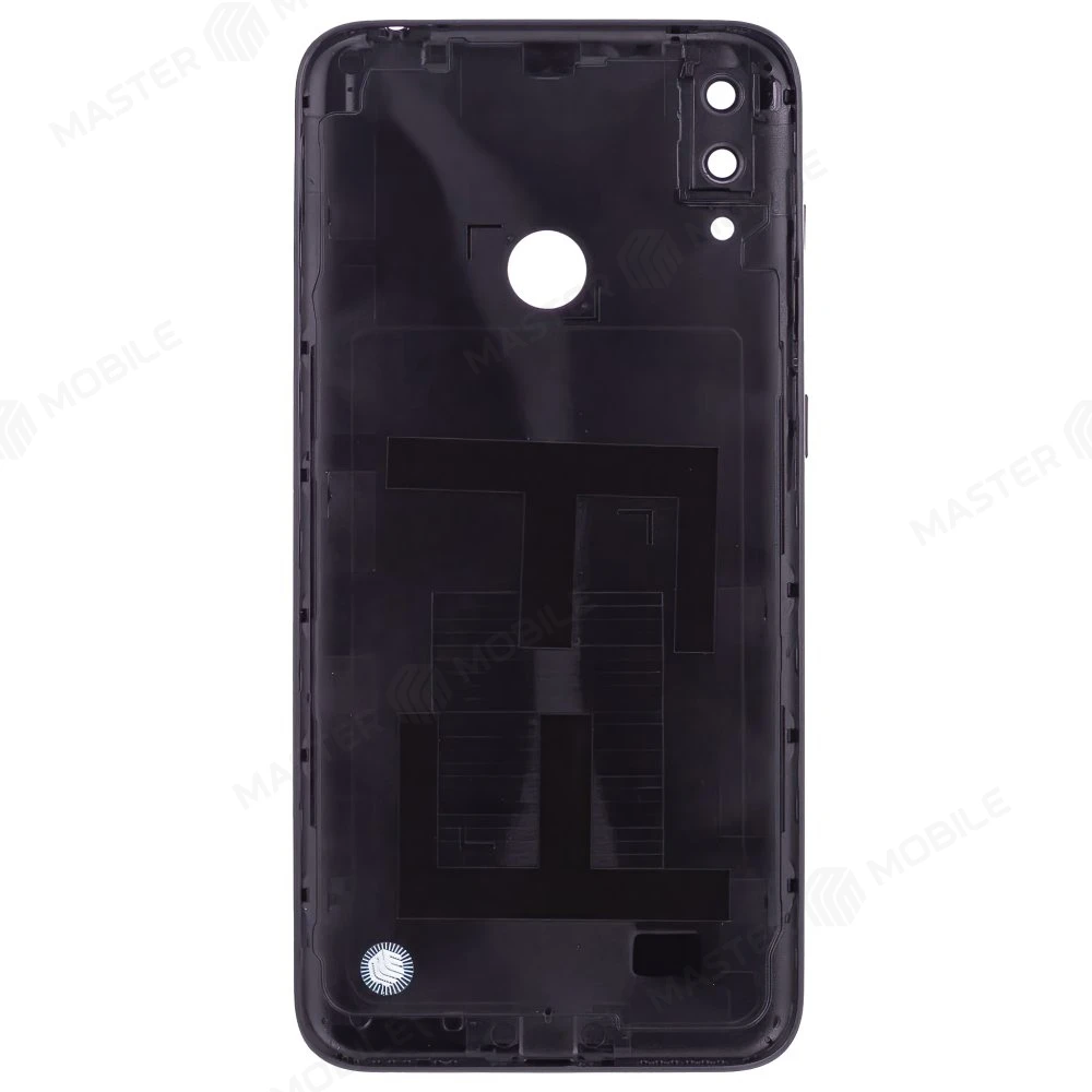 Задняя крышка для Huawei Y7 2019 (DUB-LX1) (черный) (в сборе со стеклом камеры) фото №2