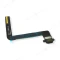 Шлейф для Apple iPad Air (A1474/A1475/A1476) / iPad 5 9.7 (2017) (A1822/A1823) и др. с комп. + разъем зарядки (черный) (ORIG100) фото №2