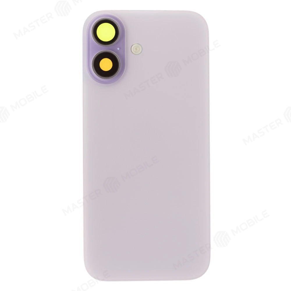 Задняя крышка для Apple iPhone 17 (SIM + eSIM) / iPhone 17 (eSIM) (фиолетовый) (в сборе со стеклом камеры и шлейфом) (Premium)  фото №1