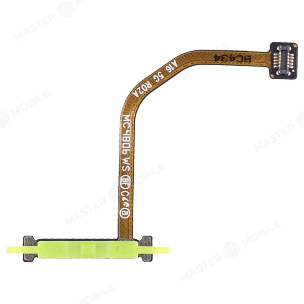 Шлейф для Samsung A166 Galaxy A16 5G с комп. + сканер отпечатка пальца (зеленый) фото №2