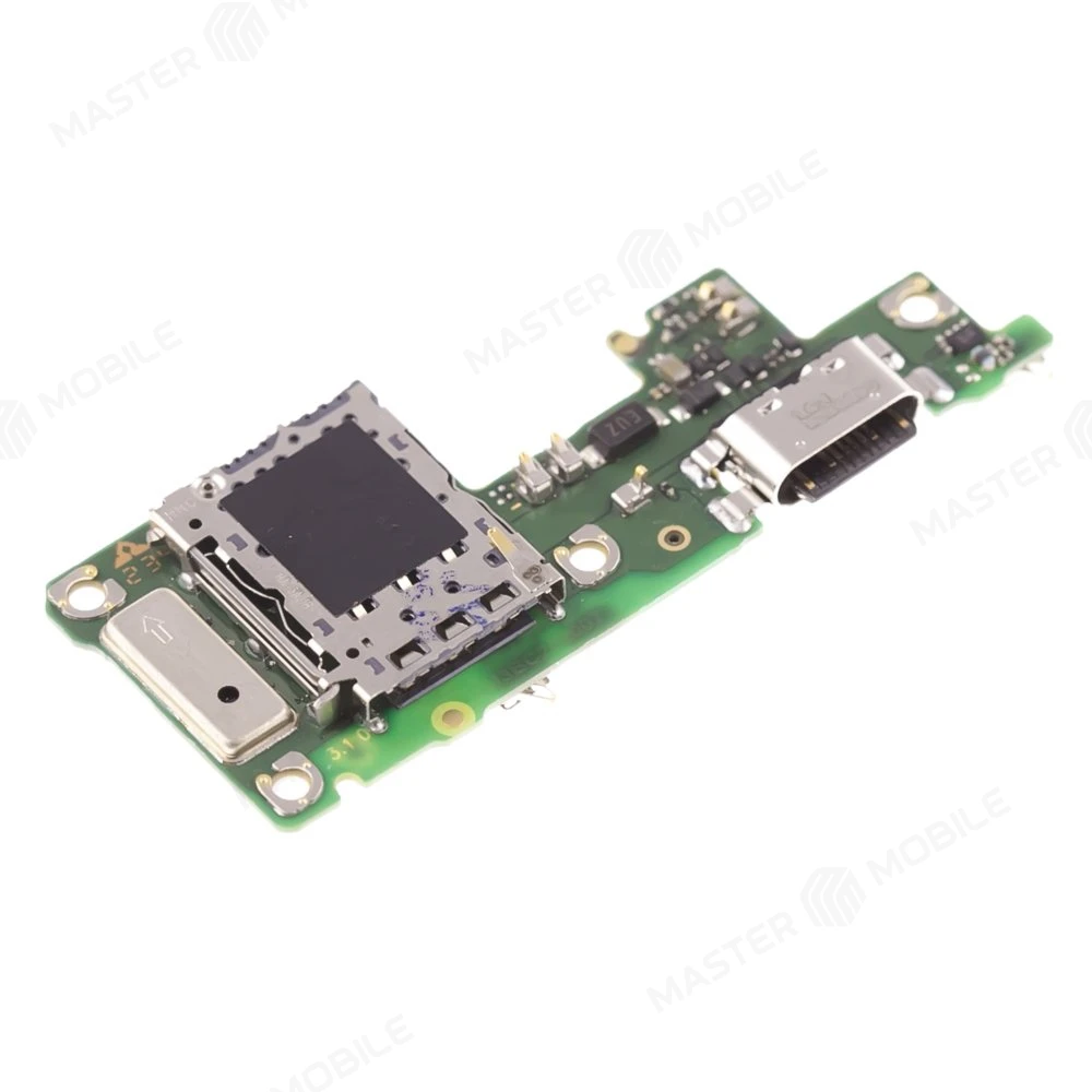 Нижняя плата для Tecno Camon 30 Pro 5G (CL8) с комп. + разъем зарядки + микрофон + разъем SIM (ORIG100)  фото №3