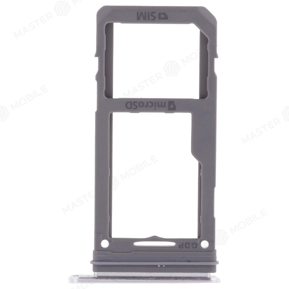 Держатель сим-карты для Samsung G950 Galaxy S8 / G955 Galaxy S8+ (серебристый) фото №1