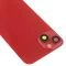Задняя крышка для Apple iPhone 14 Plus (красный) (в сборе со стеклом камеры и шлейфом) (Premium)  фото №3