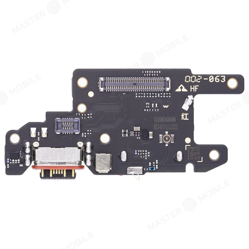 Нижняя плата для Xiaomi Poco X6 (23122PCD1G) / Redmi Note 13 Pro 5G (2312DRA50C) с комп. + разъем зарядки + микрофон (ORIG100) фото №1