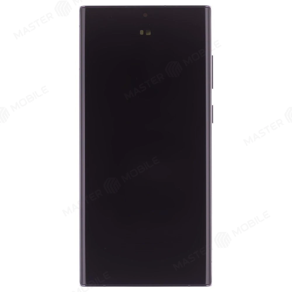 Дисплей для Samsung S908 Galaxy S22 Ultra + тачскрин (черный) (в рамке) (ORIG100) (SP) фото №1