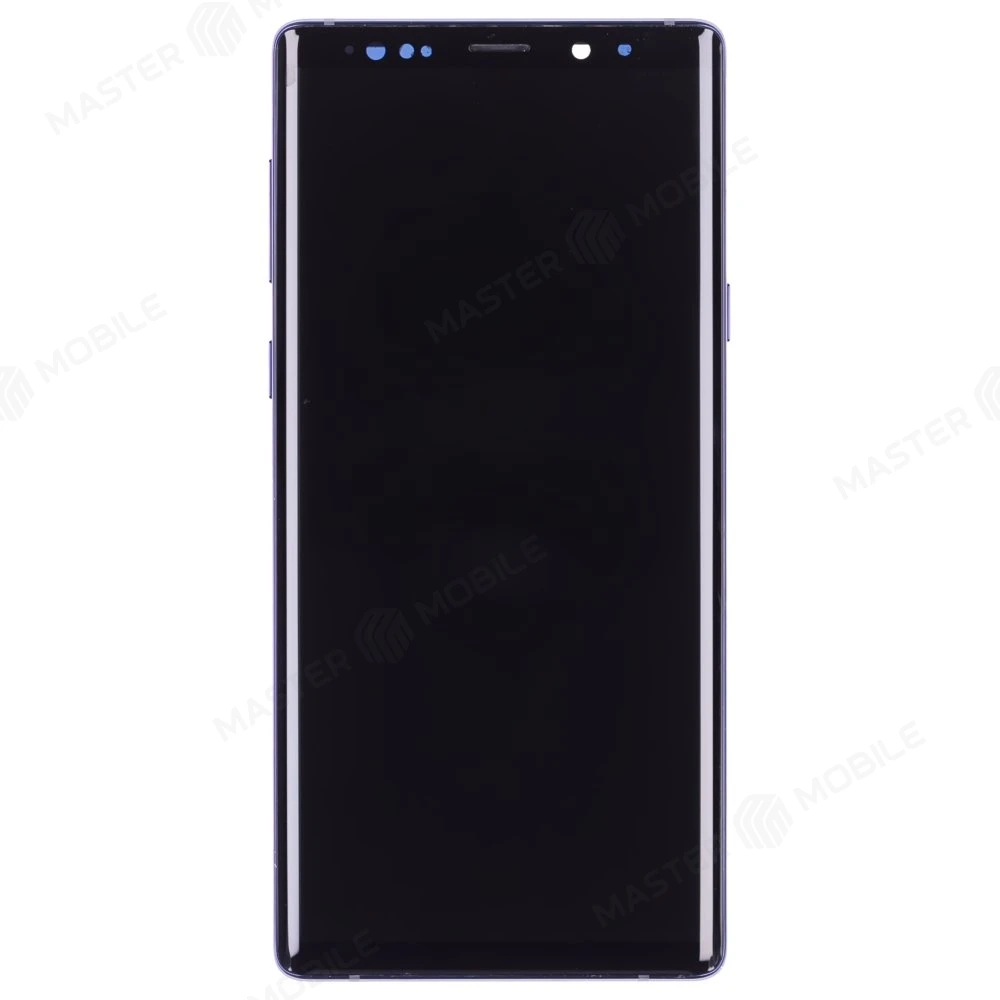 Дисплей для Samsung N960 Galaxy Note 9 + тачскрин (синий) (в рамке) (ORIG100) (возможен дефект ЛКП)