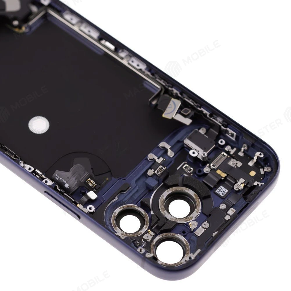 Корпус для Apple iPhone 17 Pro (eSIM) (синий) (в сборе) (ORIG100) (Снятый) (возможен дефект ЛКП) фото №3