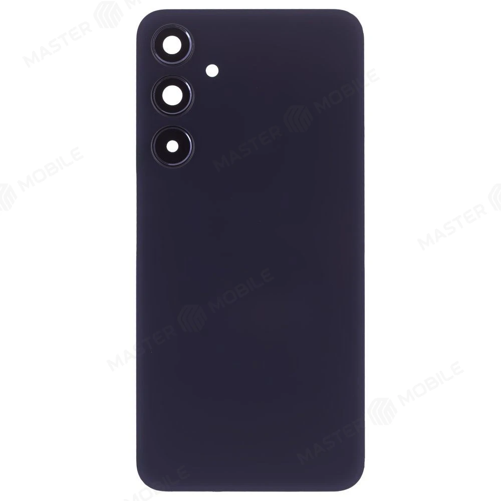 Задняя крышка для Samsung A556 Galaxy A55 5G (черный) (в сборе со стеклом камеры) (ORIG100) фото №1