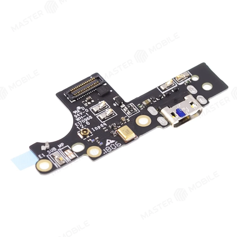 Нижняя плата для Nokia 3 (TA-1032) с комп. + разъем зарядки + микрофон (ORIG100)  фото №3