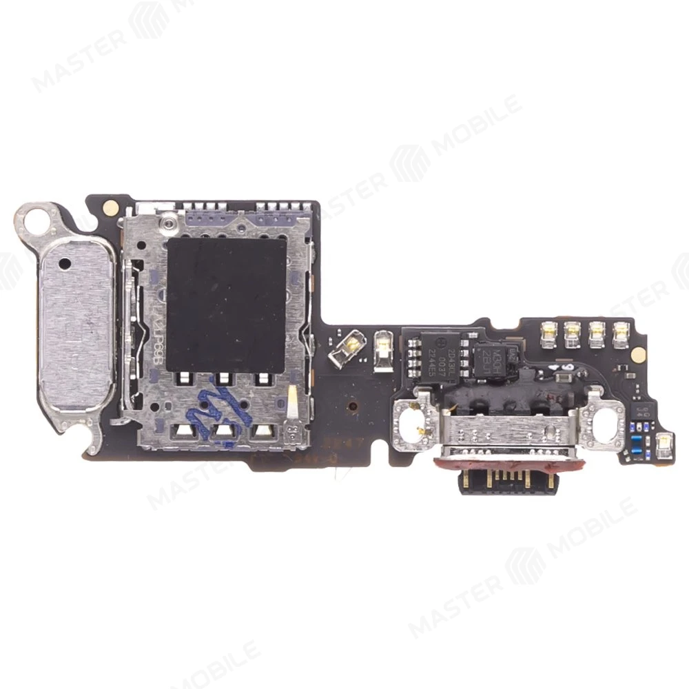 Нижняя плата для Xiaomi 13 (2211133G) с комп. + разъем зарядки + микрофон + разъем SIM (ORIG100)  фото №2