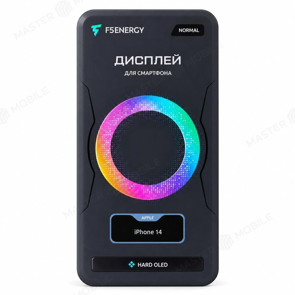 Дисплей для Apple iPhone 14 + тачскрин (черный) (F5ENERGY) (Hard Oled) (площадка под IC) (NORMAL) фото №5