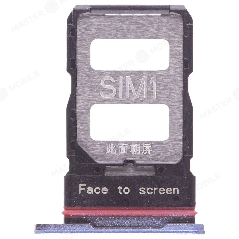 Держатель сим-карты для Xiaomi Poco F5 (23049PCD8G) (синий) фото №1